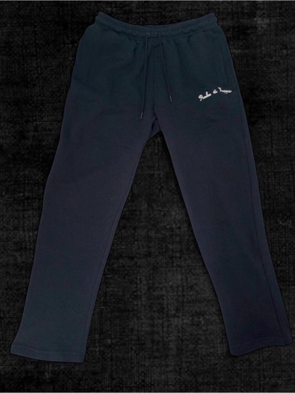 Kappa Black Men's Joggers with Drawstring